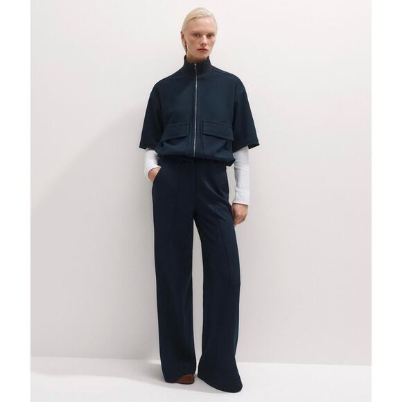 ME+EM Navy Luxe Travel Tailoring Layering Jacket Man Pant Co-Ord Set 0 - Picture 2 of 16
